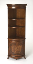 Load image into Gallery viewer, Butler Specialty Company Dowling Olive Ash Burl Corner Cabinet