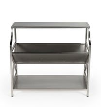 Load image into Gallery viewer, Butler Specialty Company Keats Nickel Plated Finish Bookcase