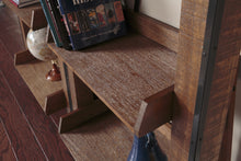 Load image into Gallery viewer, Industrial Open Shelf Ladder Bookcase