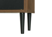 Load image into Gallery viewer, OS Home and Office Mid Century Modern Accent Bookcase with 10 Storage Areas on Wood Legs