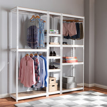 Load image into Gallery viewer, Modern And Contemporary White Metal 10-Shelf Closet Organizer