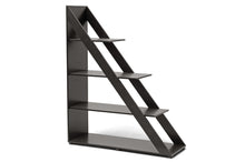 Load image into Gallery viewer, Psinta Dark Brown Modern Shelving Unit