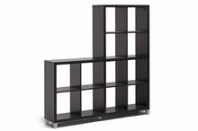 Load image into Gallery viewer, Sunna Dark Brown Modern Cube Shelving Unit