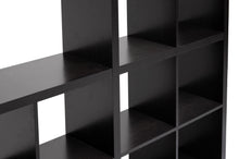 Load image into Gallery viewer, Sunna Dark Brown Modern Cube Shelving Unit